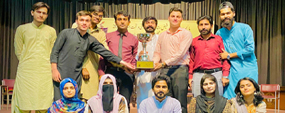 PU Literary Society wins team trophy in Faiz Ahmed Faiz competition